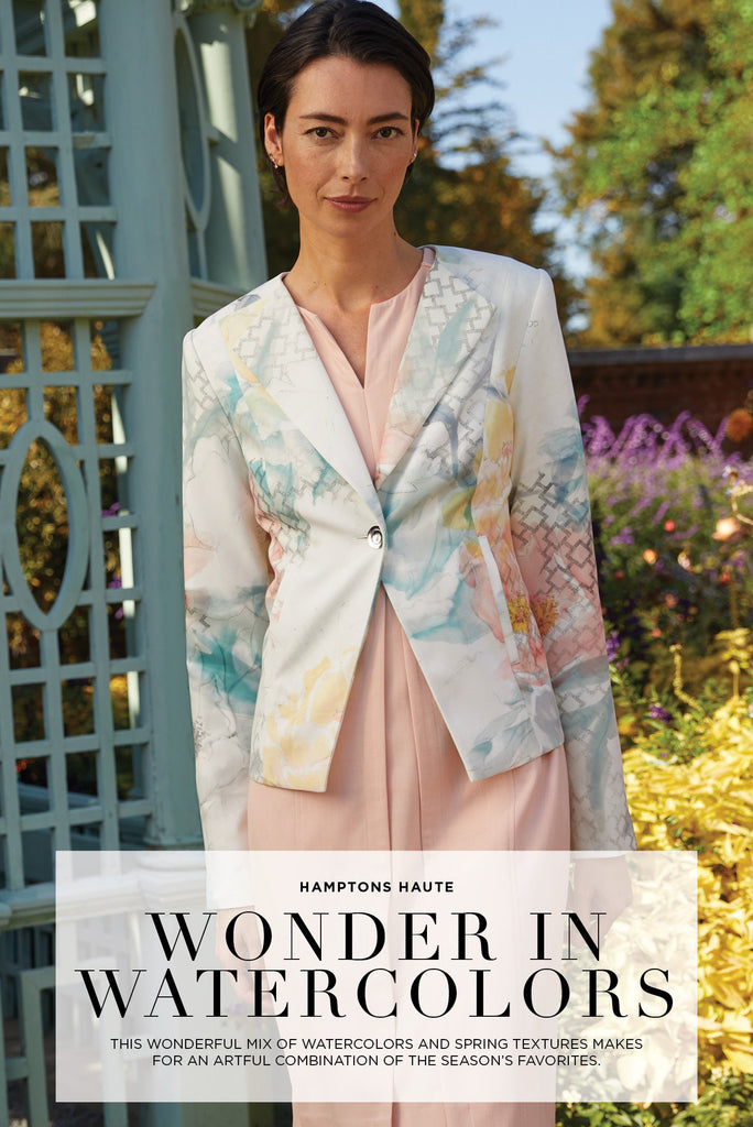 Hamptons Haute Wonder In Watercolors The Rejuvenate Blazer