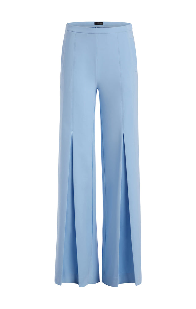 Bazaar - Stretch Double-Weave Pleat-Front Pants - IMAGE