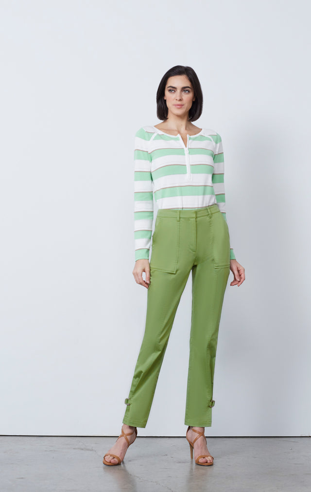 Explorer - Utility Pants In Stretch Cotton Sateen - IMAGE
