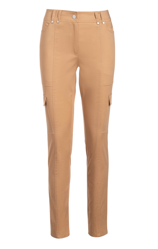 【KOOLOSET】Peach Cotton Brushed Cargo Banding Pants 기모] Peach Cotton Cargo Banding Pants (4color) - kooloset