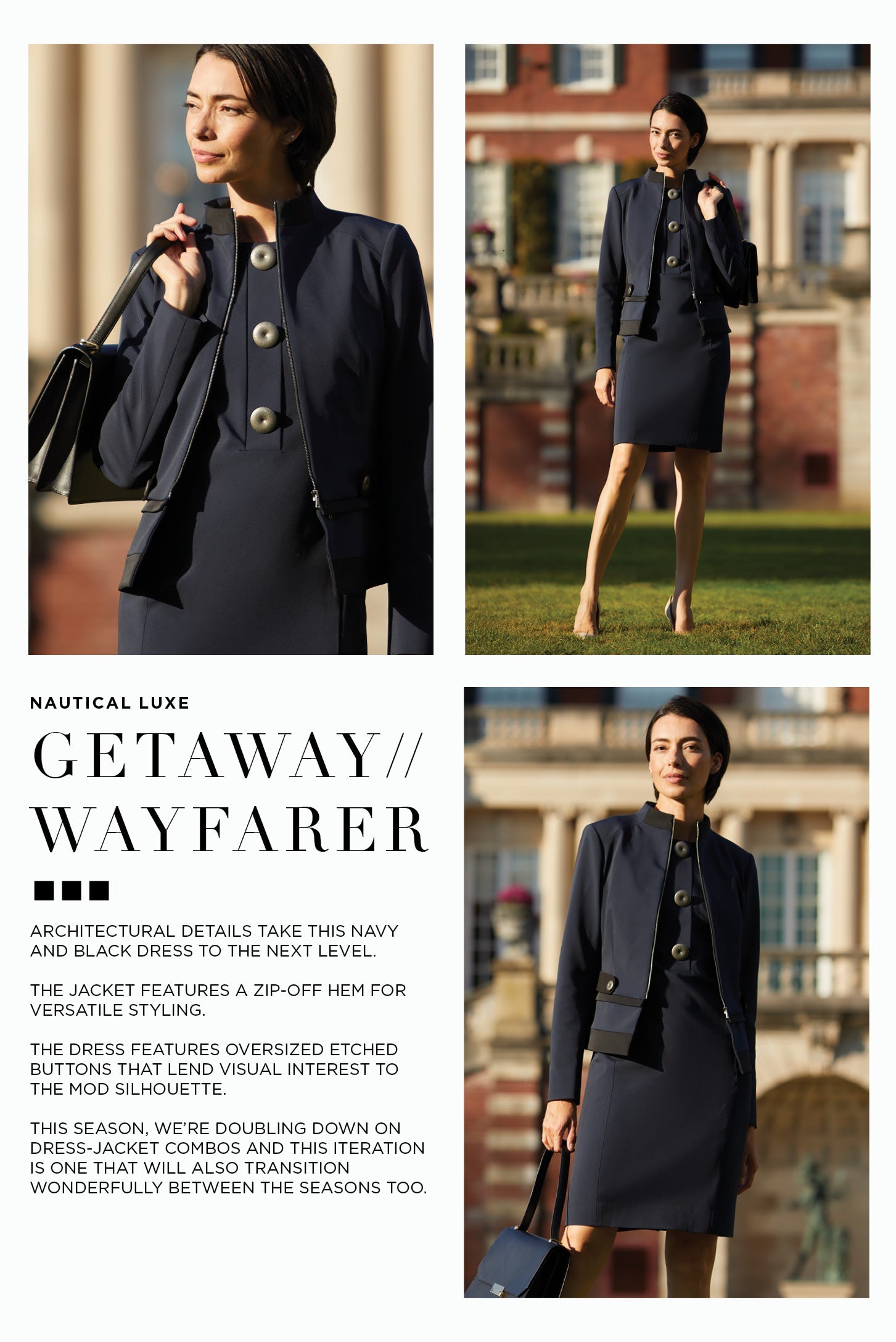 Nautical Luxe - A New Black & Blue Dress Suit