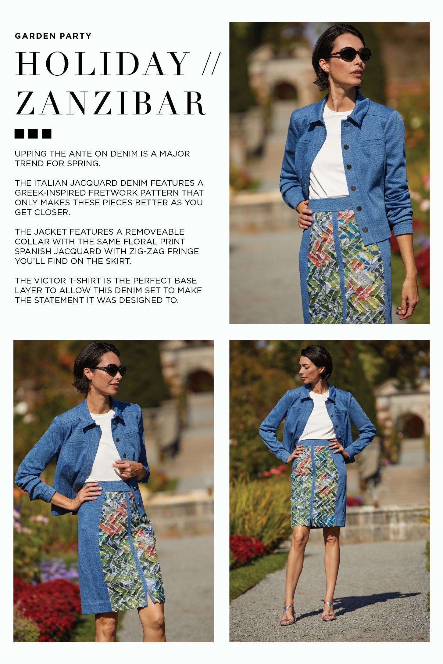 Garden Party - Master The Decked Out Denim Trend