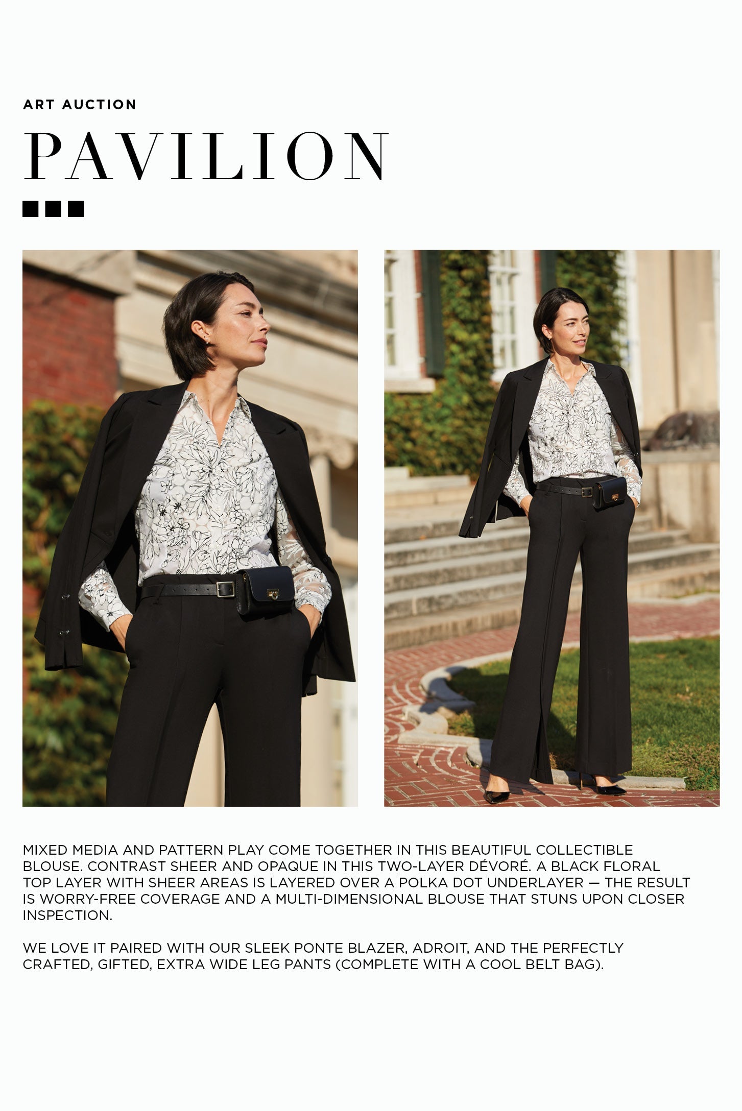 Art Auction - An Artistic Burnout Blouse