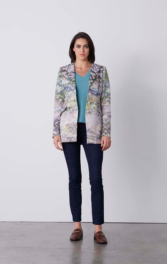 Sanctuary - Italian Ombré Jacquard Jacket - On Model