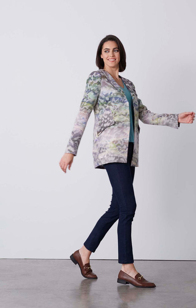 Sanctuary - Italian Ombré Jacquard Jacket - On Model