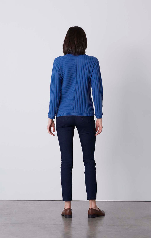 Compass - Organic Cotton Knit Top - On Model