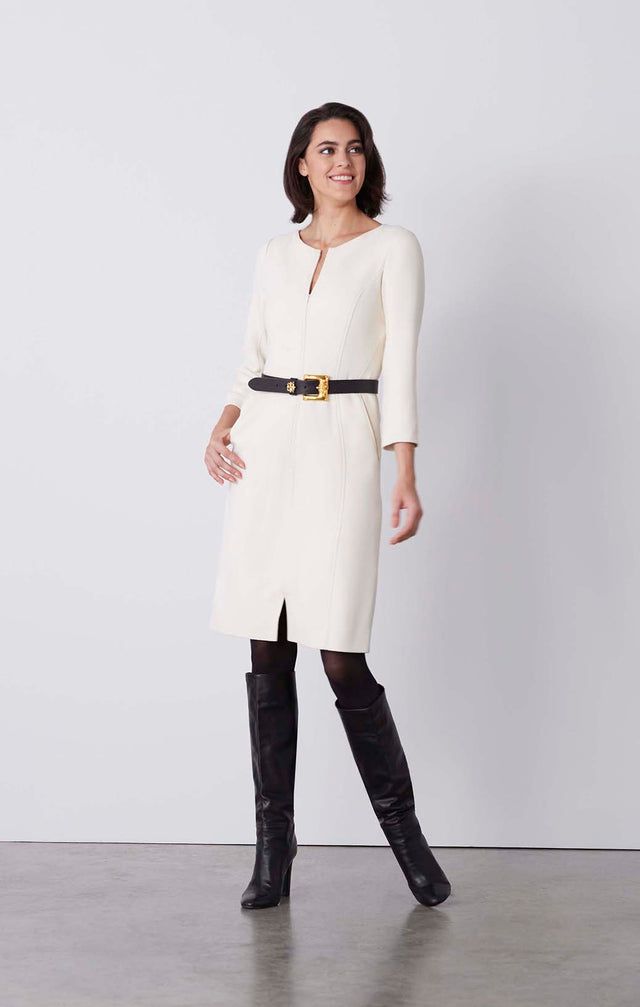 Fragonard - Rococo Italian Leather Belt - On Model