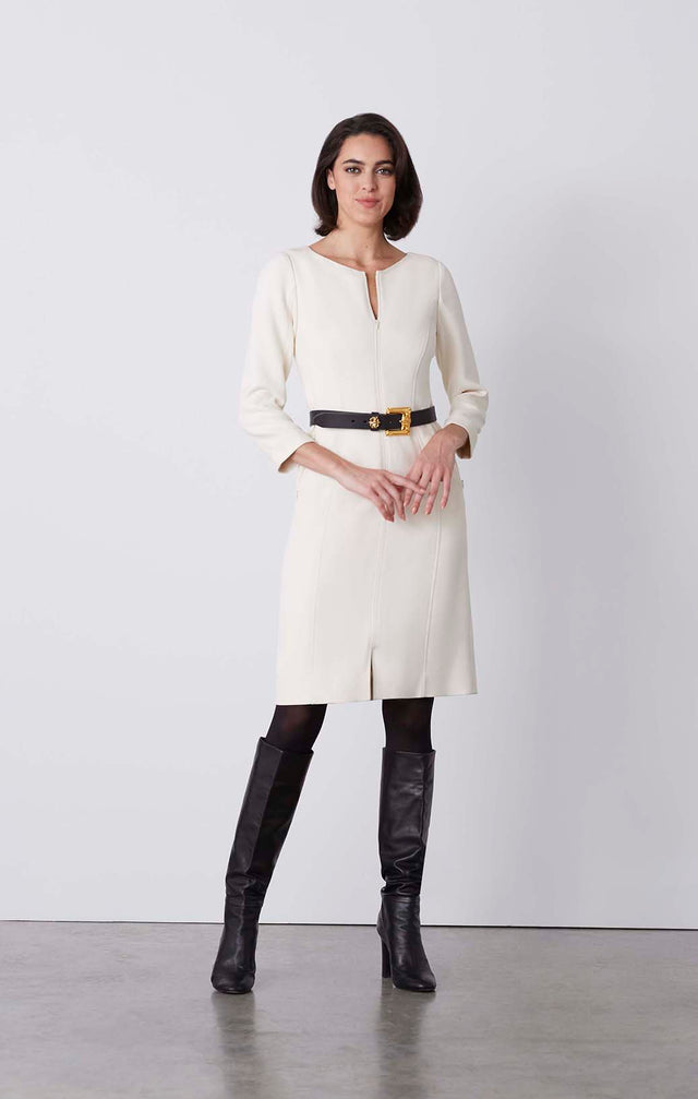 Fragonard - Rococo Italian Leather Belt - On Model