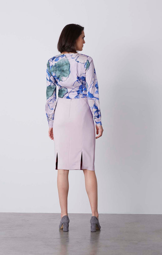 Dawning - Architectural Pencil Skirt - On Model