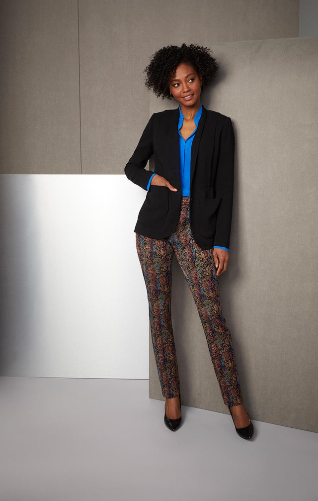 INNOVATION-SILK CRÊPE BLOUSE-5-TP-1716-ON MODEL