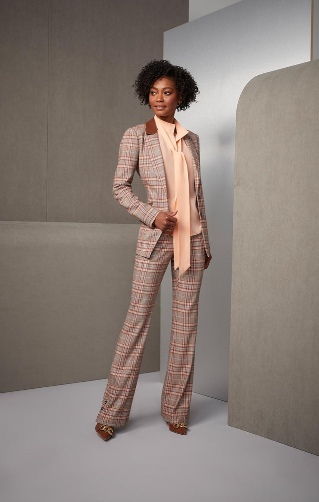 CHAMPION-ITALIAN PLAID TROUSERS-1-PT-1764-ON MODEL