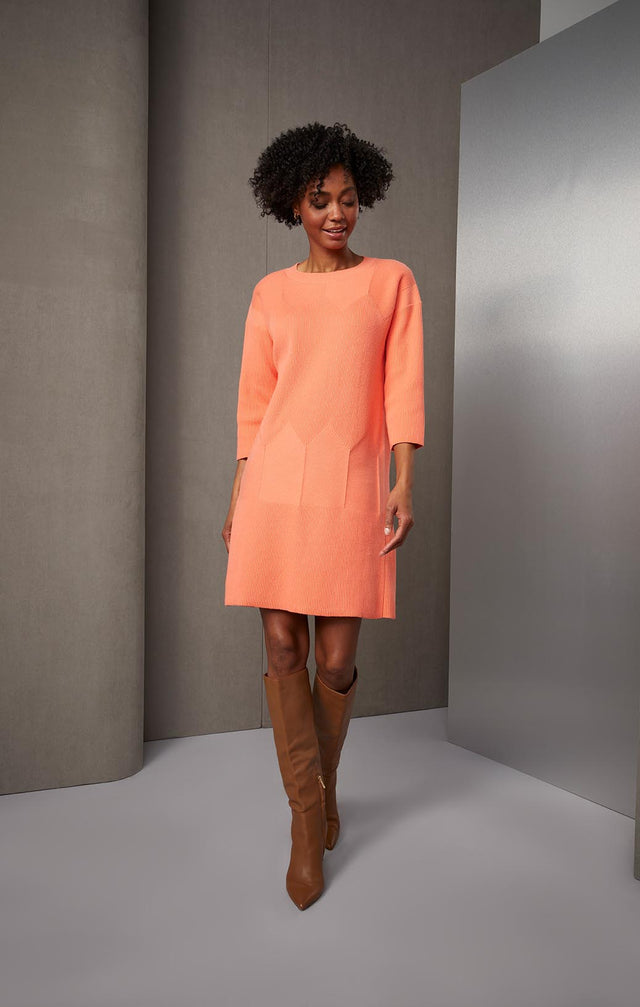 ALGONQUIN-OTTOMAN RIB-KNIT DRESS-1-DR-1750-ON MODEL