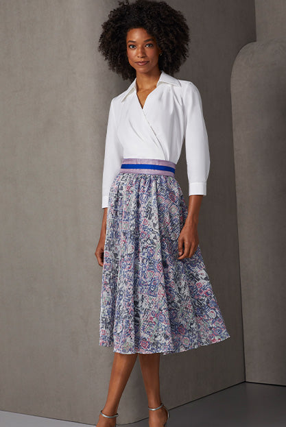 Edit- Feminine Flourishes- Brilliant Skirt- Look Book- On Model