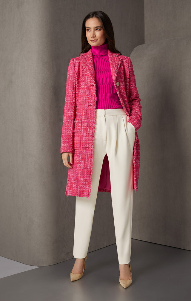 Redbud - Varied Rib Turtleneck - On Model, Look