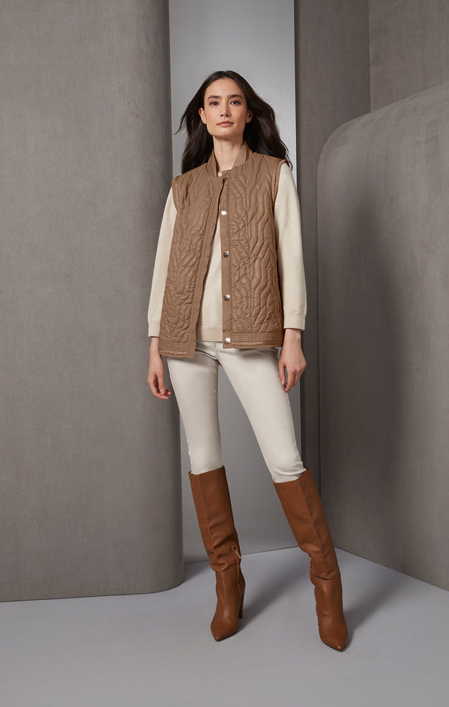 Simultaneous - One Quilted Jacket, Four Looks - On Model, Look