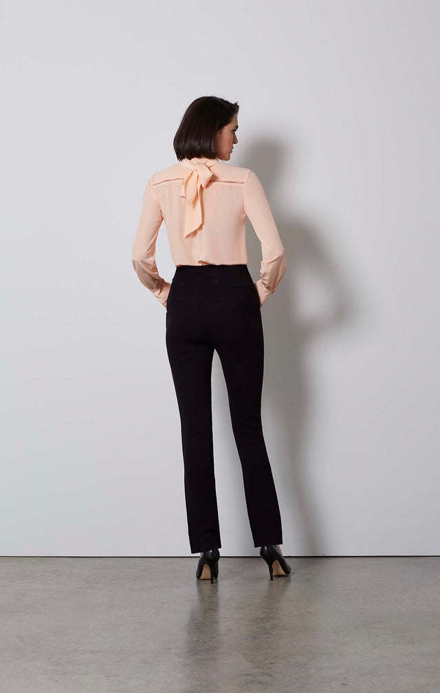 BLACK ROCK-ULTRAFINE CRÊPE TUXEDO PANTS-1-PT-1685-ON MODEL