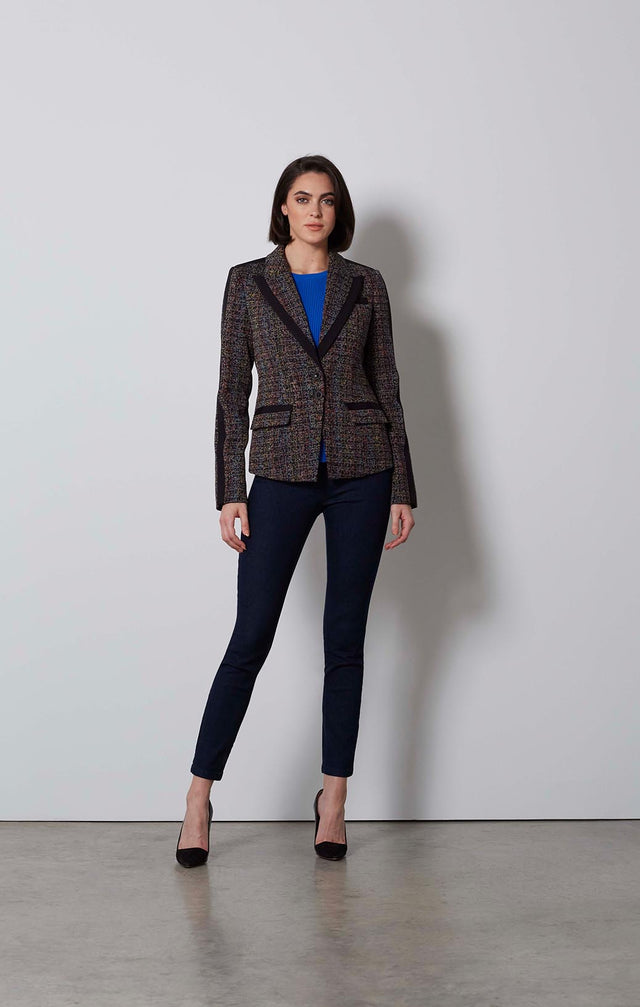 CITY LIGHTS-ITALIAN TWEED JACKET-5-JK-1811-ON MODEL