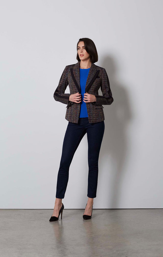 CITY LIGHTS-ITALIAN TWEED JACKET-5-JK-1811-ON MODEL