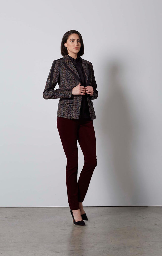 CITY LIGHTS-ITALIAN TWEED JACKET-5-JK-1811-ON MODEL