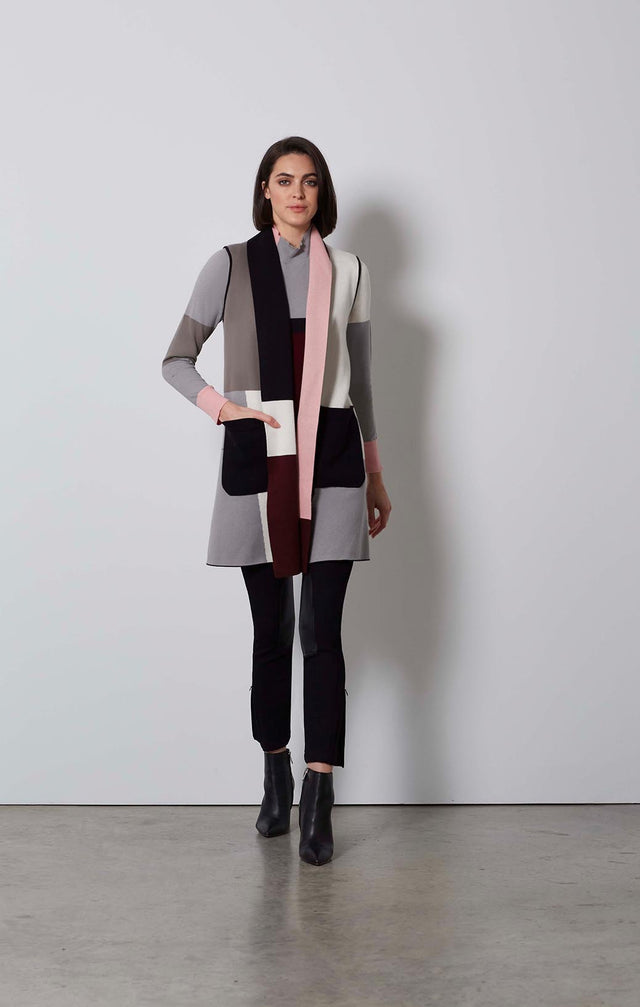 CUBISM-SILK-SOFTENED COLORBLOCK SWEATER VEST-5-KN-1778-ON MODEL