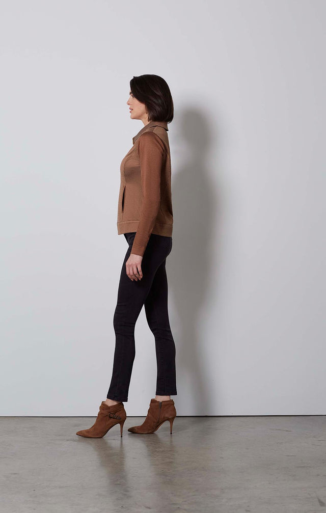 DAKOTA-ITALIAN KNIT SATIN JACQUARD TOP-1-TP-1901-ON MODEL