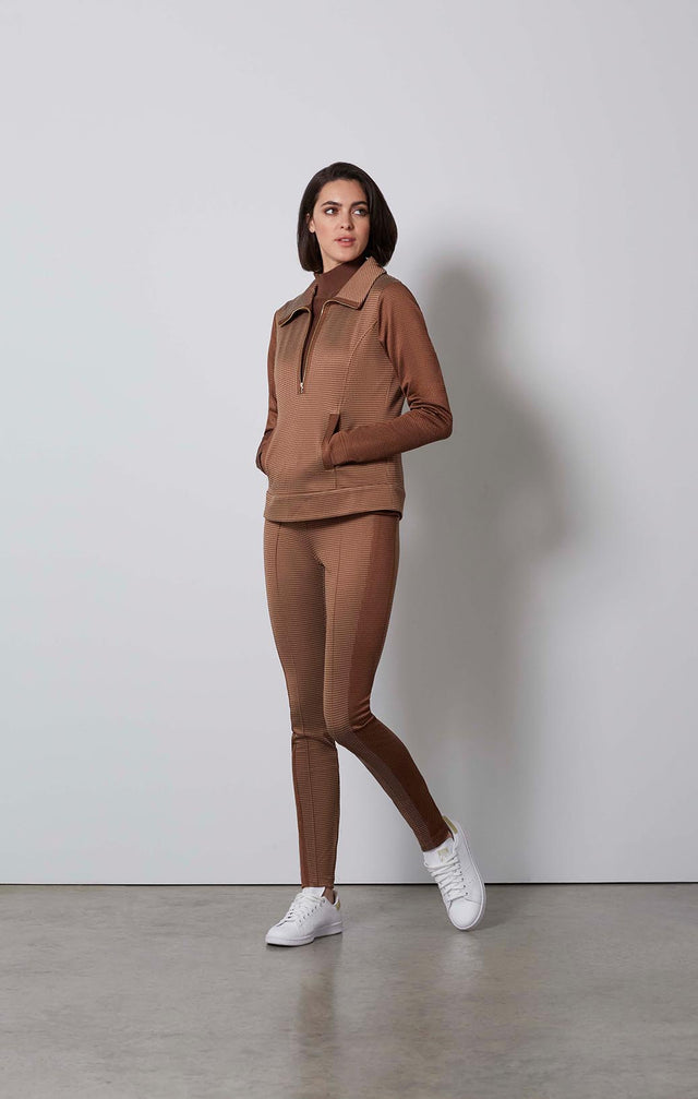 DAKOTA-ITALIAN KNIT SATIN JACQUARD TOP-1-TP-1901-ON MODEL