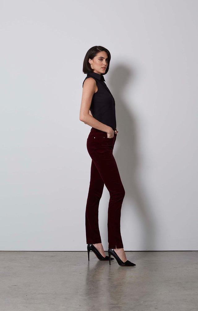 GRAND CRU-SPANISH VELVET JEANS-5-PT-1815-ON MODEL