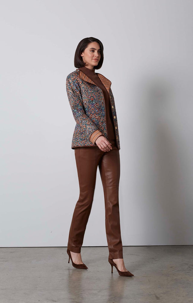 HEIRLOOM-REVERSIBLE PRINT BARN JACKET-1-JK-1770-ON MODEL