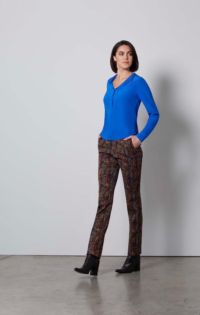 INNOVATION-SILK CRÊPE BLOUSE-5-TP-1716-ON MODEL