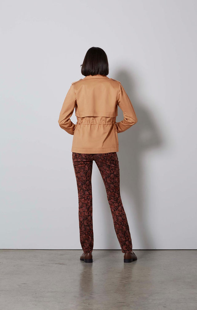 MADISON-JAPANESE TWILL TRENCH JACKET-1-JK-1762-ON MODEL