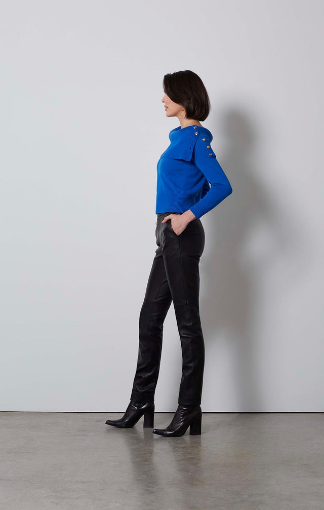 SEDGWICK-OFF-SHOULDER CONVERTIBLE SWEATER-5-KN-1747-ON MODEL