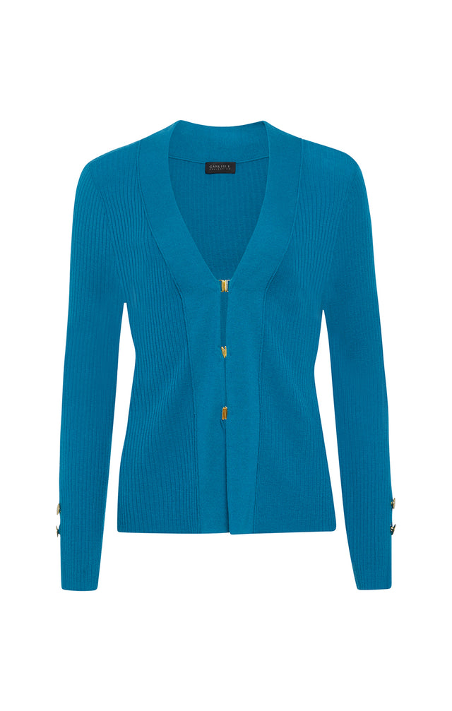 Star Quartz - Ribbed Cashmere Cardigan