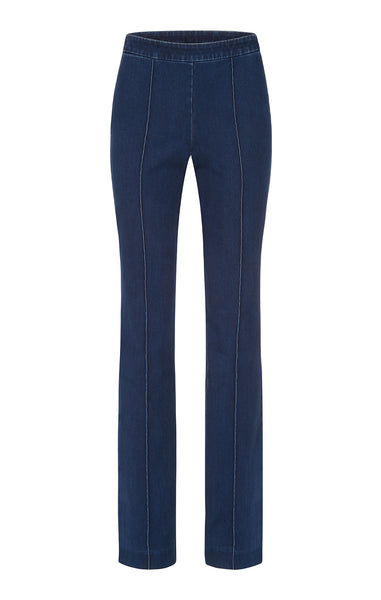 【DISCERNMENT】Ete diagonal curve denim pants DISCERNMENT】Ete diagonal curve denim pants (DISCERNMENT