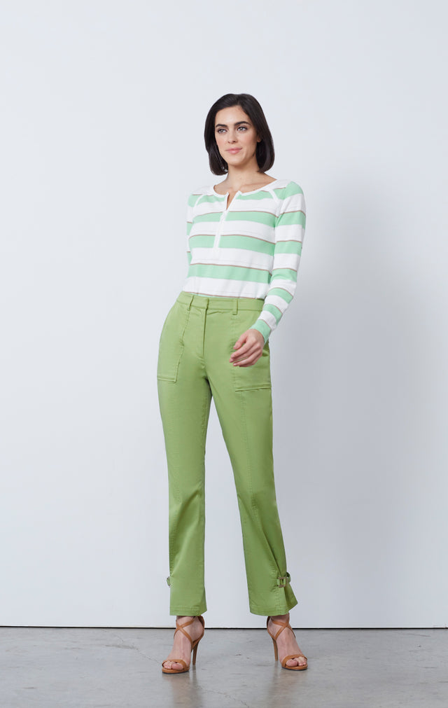 Explorer - Utility Pants In Stretch Cotton Sateen - IMAGE