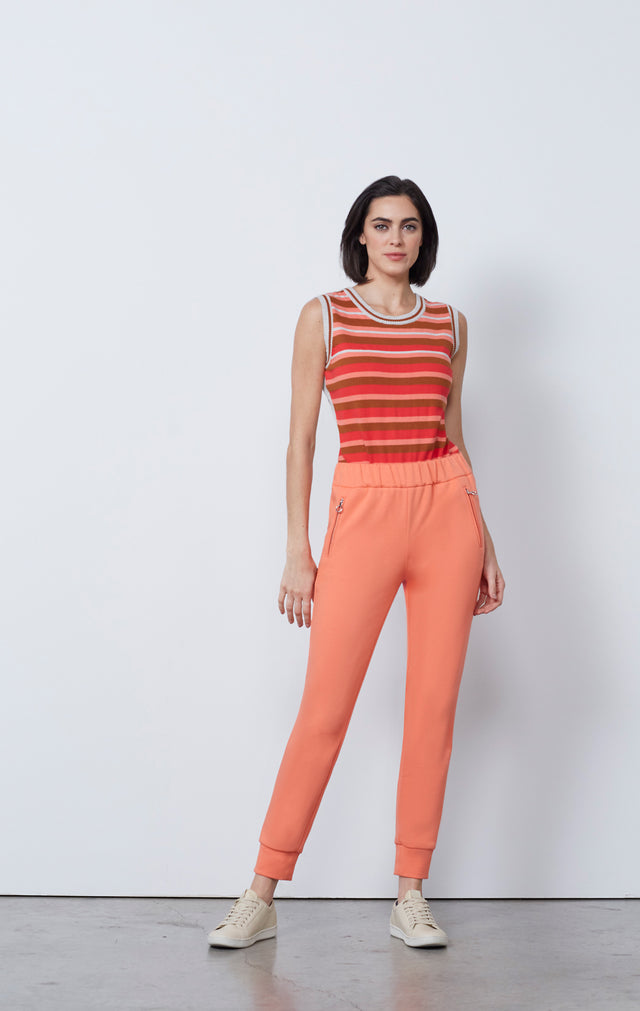 Orangery - Stretch Twill & Knit Pull-On Jogger Pants - IMAGE