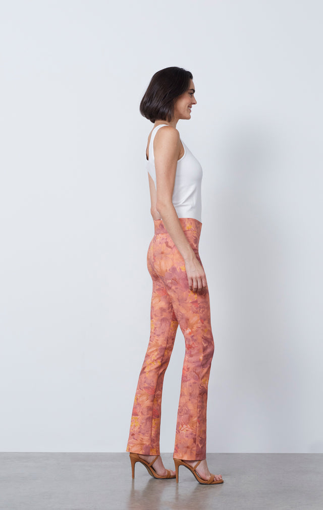 Bastille - Floral-Print, Stretch Pull-On Pants - IMAGE