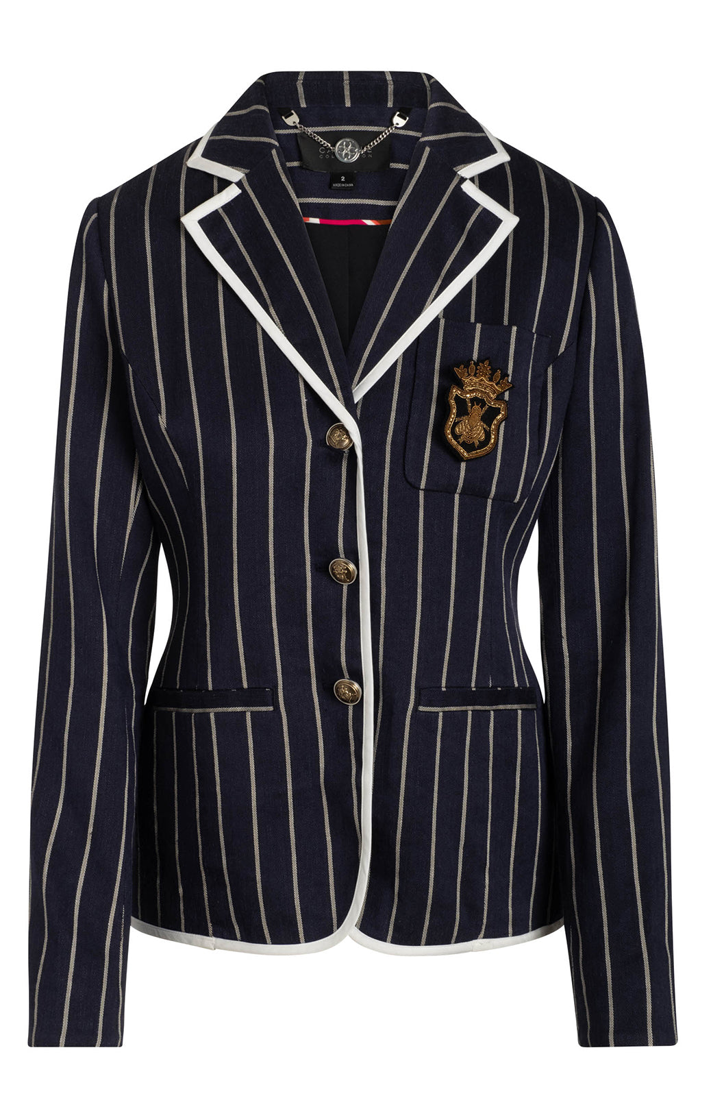 Captain - Italian Stretch Linen Cutaway Rowing Blazer