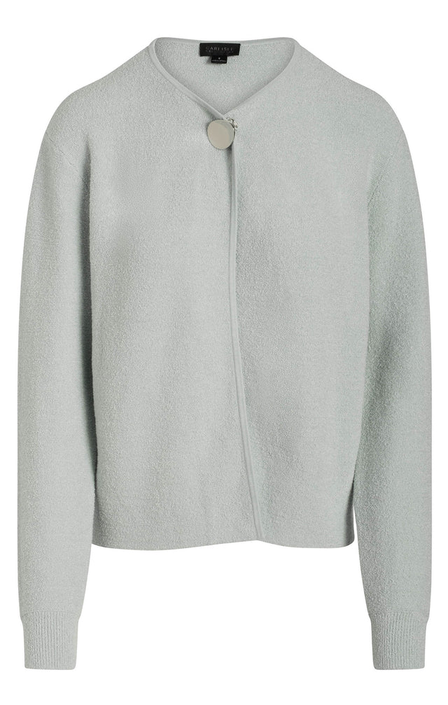 Pool House - Silky Pastel Green Cardigan Sweater