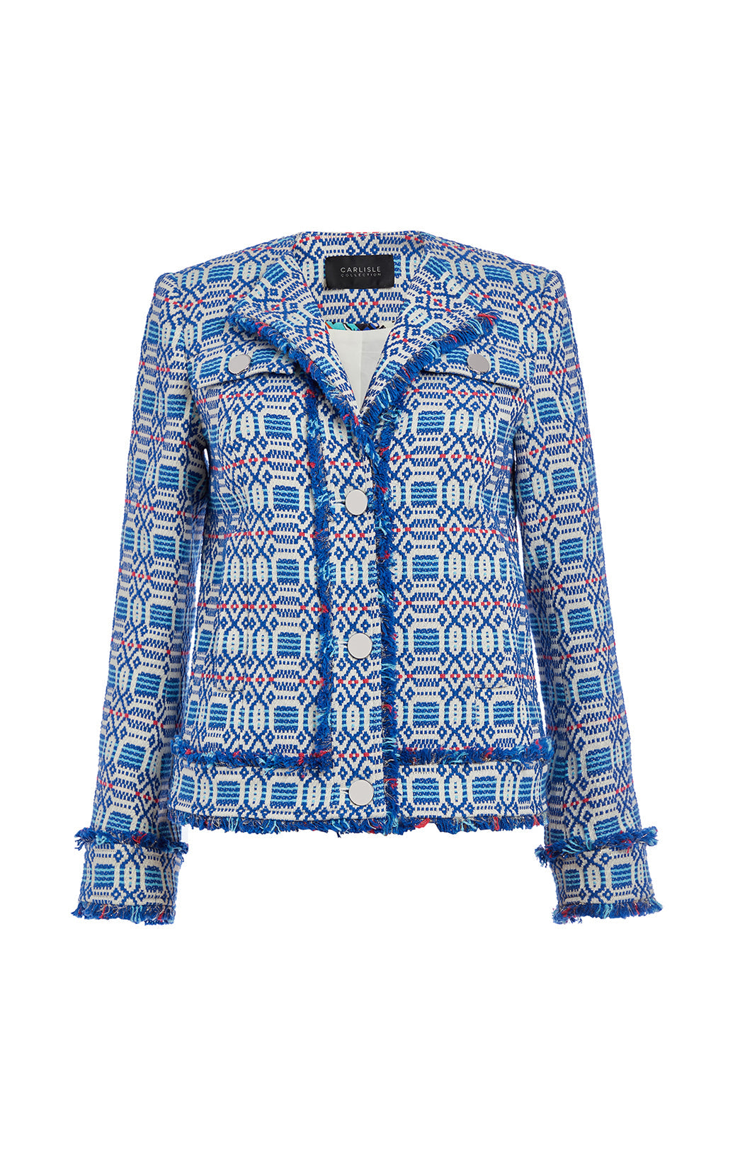 Alcazar - Tile-Printed Sateen Jacket - Product Image