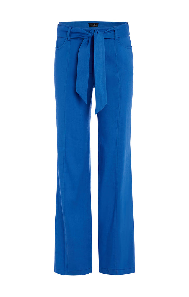 Tanager - Italian Stretch Linen Twill Pants - Product Image
