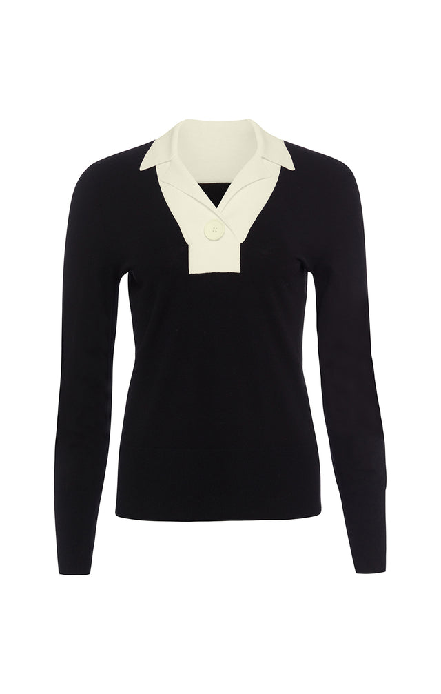 Duplex - Colorblock Knit Polo