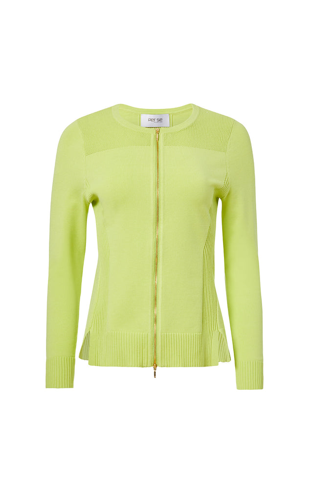 Meteoric - Zip-Front Cardigan