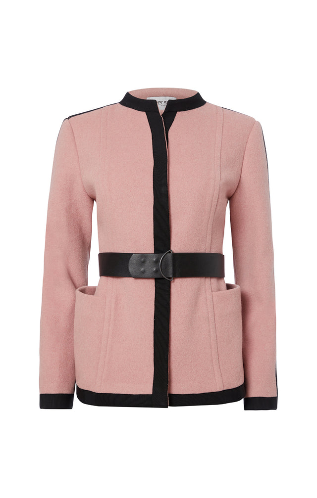 Perennial - Belted Wool-Blend Coat
