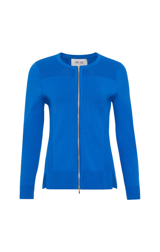 Quantum - Zip-Front Cardigan