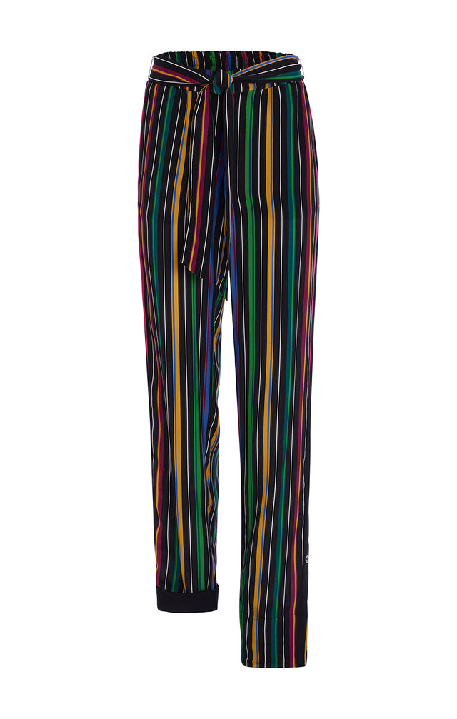 Parade - Colorful Placed Pinstripe Convertible Pants - Product Image