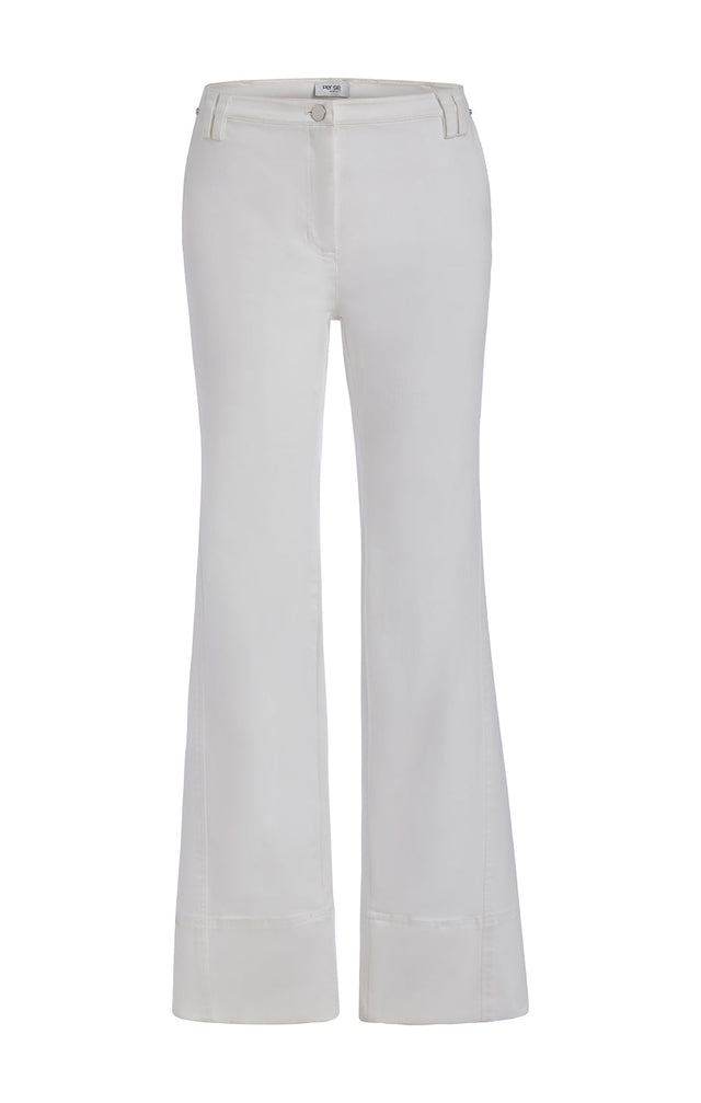 Calatrava - White Stretch Twill Jeans - Product Image
