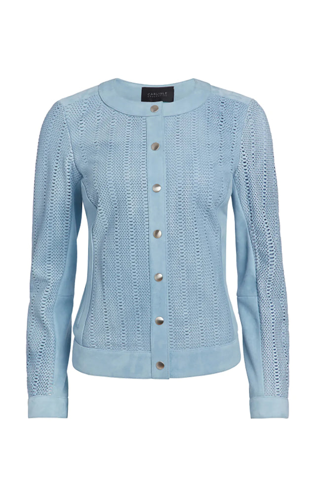Cirrus - Laser-cut European Leather Jacket