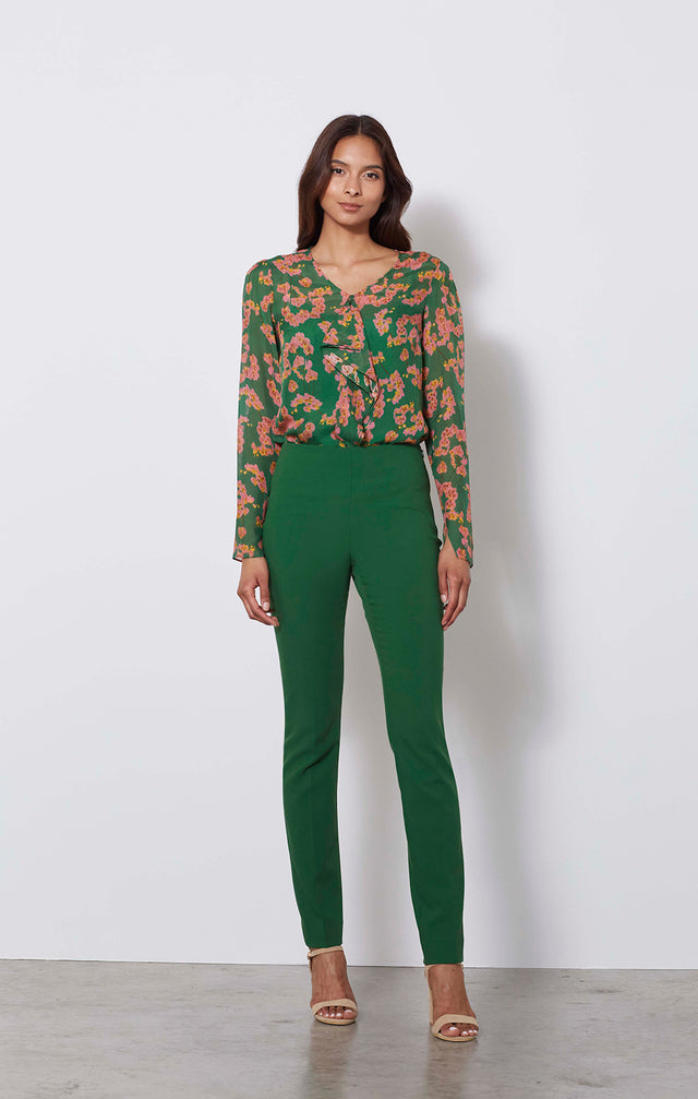 Monteverde - Spring Green Trousers - On Model