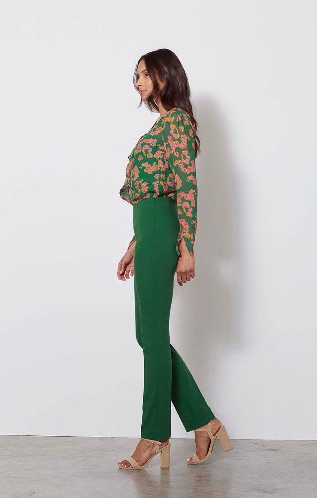 Monteverde - Spring Green Trousers - On Model