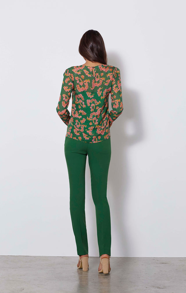 Monteverde - Spring Green Trousers - On Model